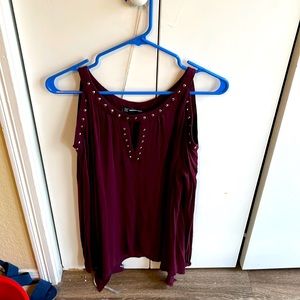 International concepts off shoulder shirt